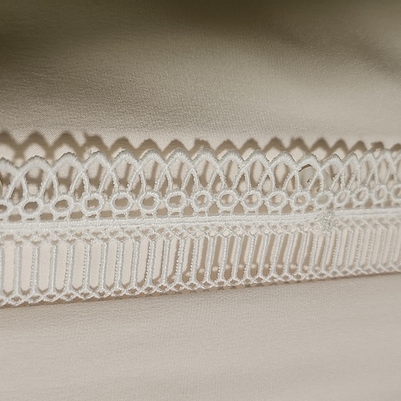 Carlisle 100% Silk Long Sleeve With Lace Blouse. Size 14. Elegant - Picture 4 of 12